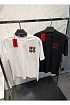 Мужская белая футболка Hugo Boss Dimento