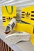 Женские кроссовки Gucci x Adidas Gazelle Collaboration - White