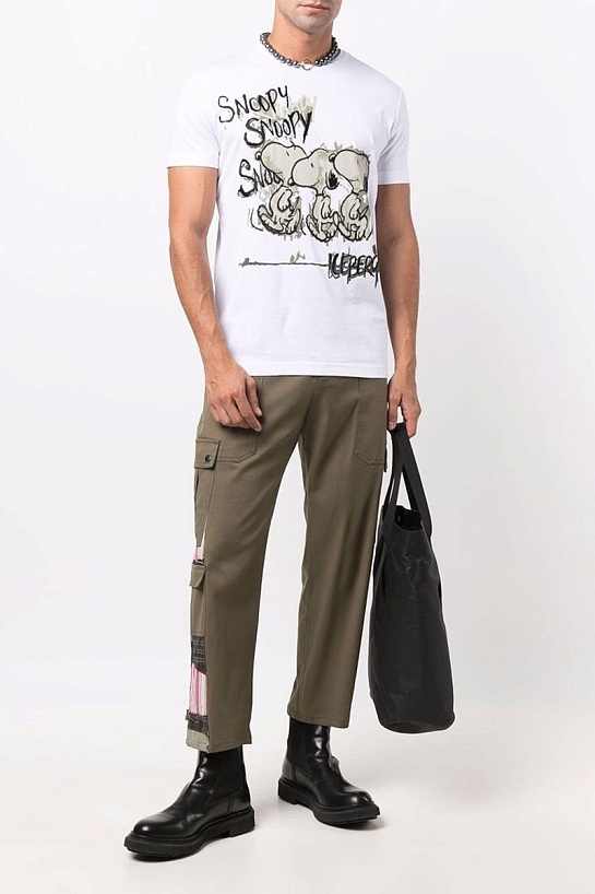 Мужская футболка Iceberg "Snoopy" - White