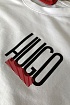 Мужская белая футболка Hugo Boss