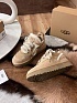 Женские ботинки с мехом UGG Lowmel - Beige