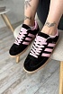 Женские кроссовки Adidas Spezial - Black / Pink