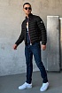Мужская чёрная куртка Moncler Benamou