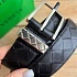 Чёрный кожаный ремень Bottega Veneta - длина 105 см