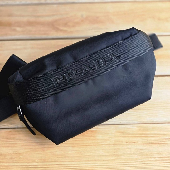 Сумка на пояс Prada 28x15 см - Black