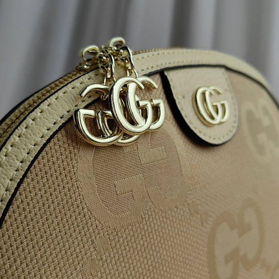 Сумка Gucci Ophidia Jumbo GG Small 24x18 см - Yellow