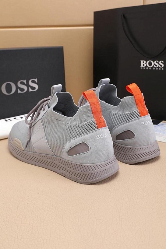 Текстильные кроссовки Hugo Boss Titanium - Grey
