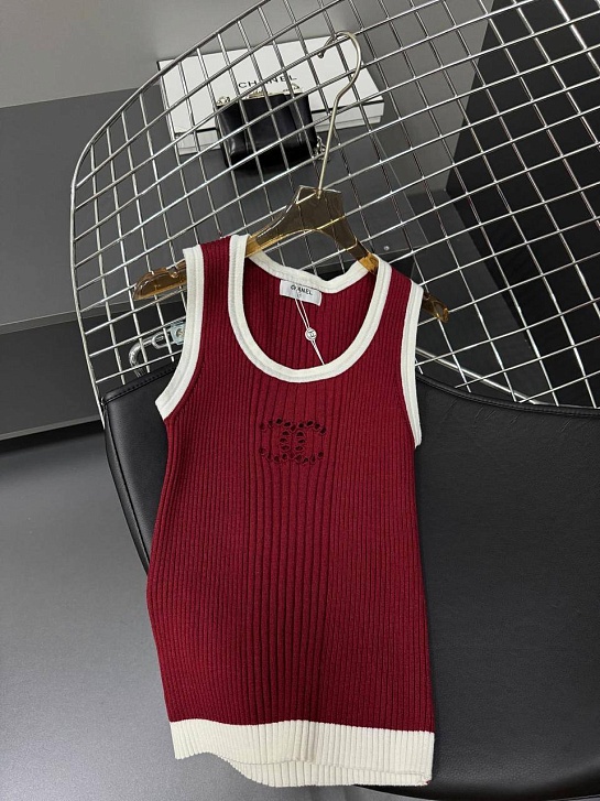 Женская майка Chanel premium - Red