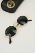 Солнцезащитные очки Ray-Ban Oval Metal - Black