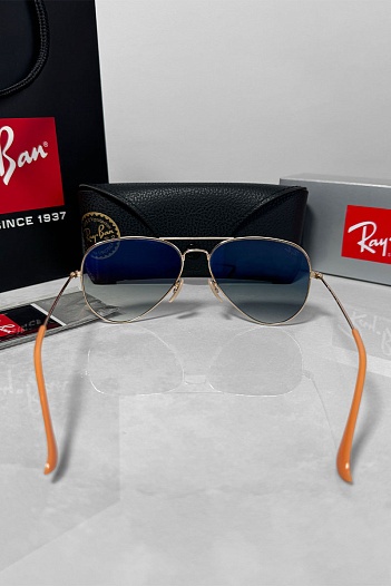 Солнцезащитные очки Ray-Ban Aviator Large Metal - Blue   