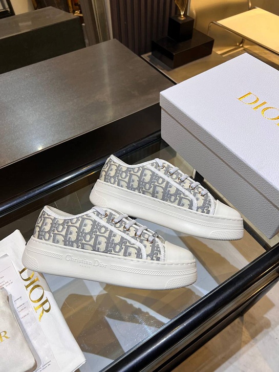 Женские кеды на платформе Dior Walk'n' premium