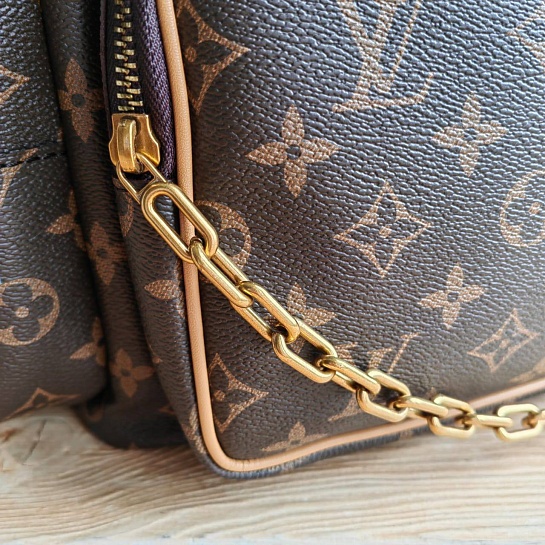 Кожаный рюкзак Louis Vuitton Trio Monogram - Brown 44x32 см