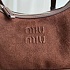 Женская замшевая сумка MIU MIU 34x23 см