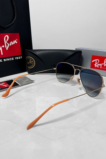 Солнцезащитные очки Ray-Ban Aviator Large Metal - Blue   