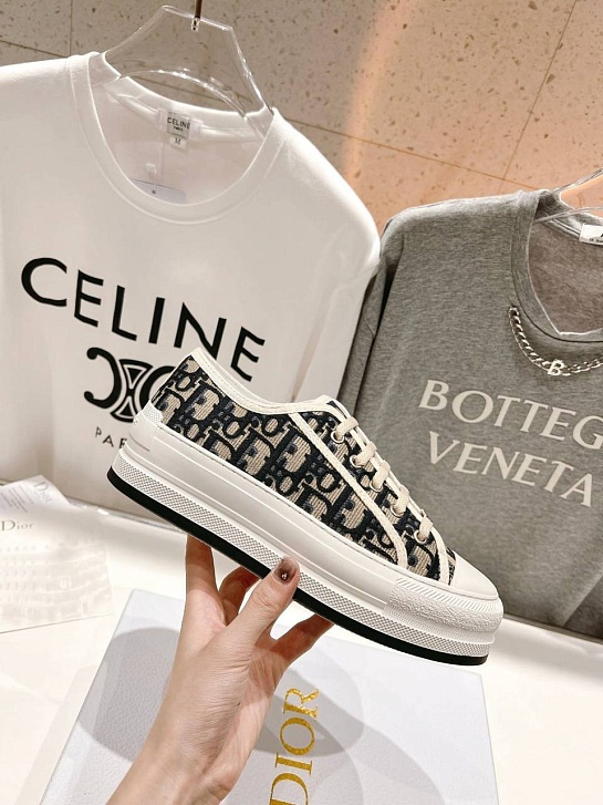 Женские кроссовки Dior Walk'n'Dior Oblique motif