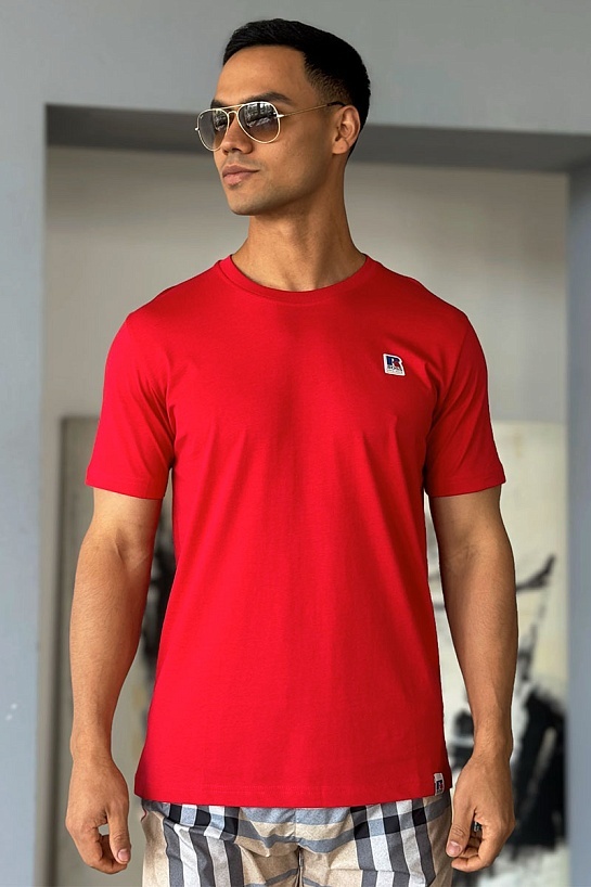 Мужская красная футболка Hugo Boss