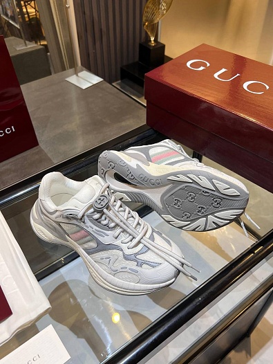 Женские кроссовки Gucci GG 2.0 Premium - White   