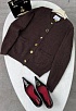 Женский кардиган коричневого цвета Schiaparelli premium