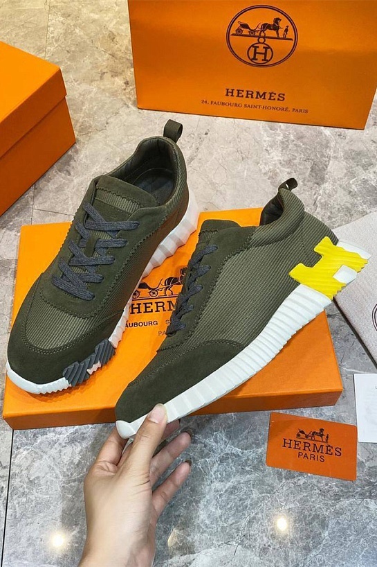 Мужские кроссовки Hermes Bouncing - Khaki