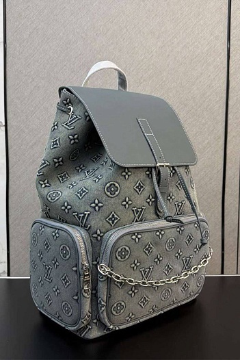 Джинсовый рюкзак Louis Vuitton Montsouris 40x37 см   