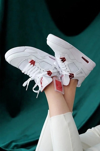 Кроссовки Nike Air Jordan 4 Retro "Metallic Red"   