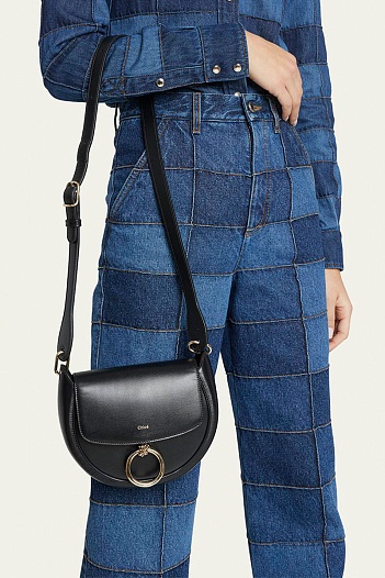 Кожаная сумка Chloe Arlene 21x18 см (2 расцветки)   