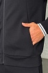 Кофта на молнии чёрного цвета Hugo Boss