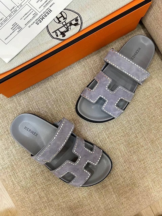 Женские сандалии Hermes Premium - Blue