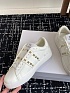 Женские кожаные кроссовки Valentino Premium - White