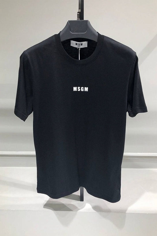 Мужская чёрная футболка MSGM
