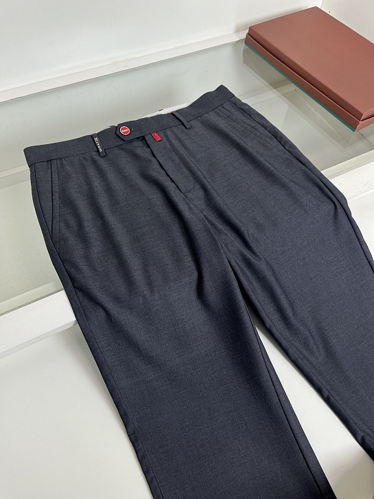 Мужские серые брюки Kiton premium