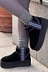 Женские ботинки UGG Ultra Mini Braid Platform - Black