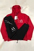 Мужской красно-чёрный костюм Armani Exchange