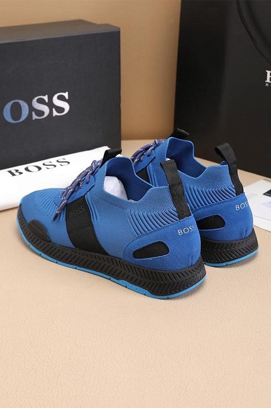 Текстильные кроссовки Hugo Boss Titanium - Blue