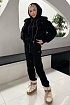 Чёрный женский костюм тройка MIU MIU
