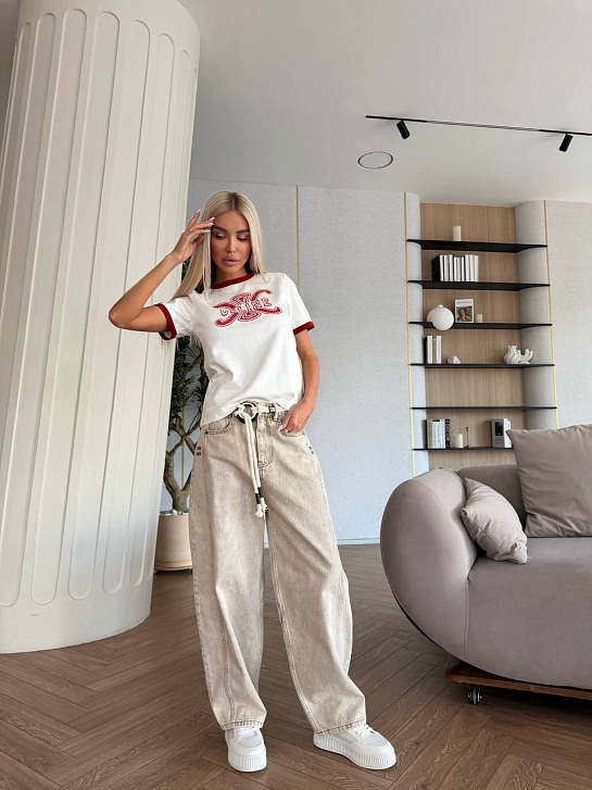 Женские прямые джинсы MIU MIU premium