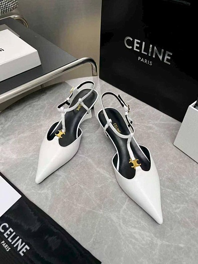 Женские кожаные туфли Celine premium   