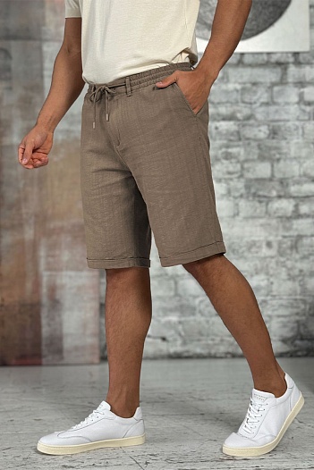 Мужские бежевые шорты Armani Exchange   