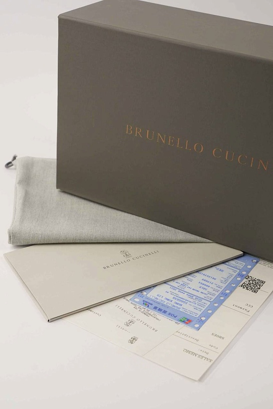 Мужские кроссовки Brunello Cucinelli серого цвета