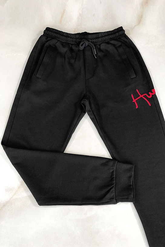 Мужские черные штаны Hugo Boss