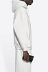 Оверсайз худи Balenciaga белого цвета