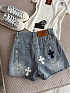 Женские джинсовые шорты Chrome Hearts premium