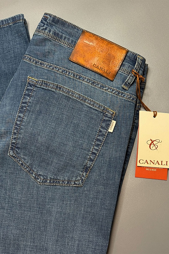 Мужские синие джинсы Canali