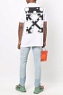 Белая оверсайз футболка Off-White Bubble Arrows