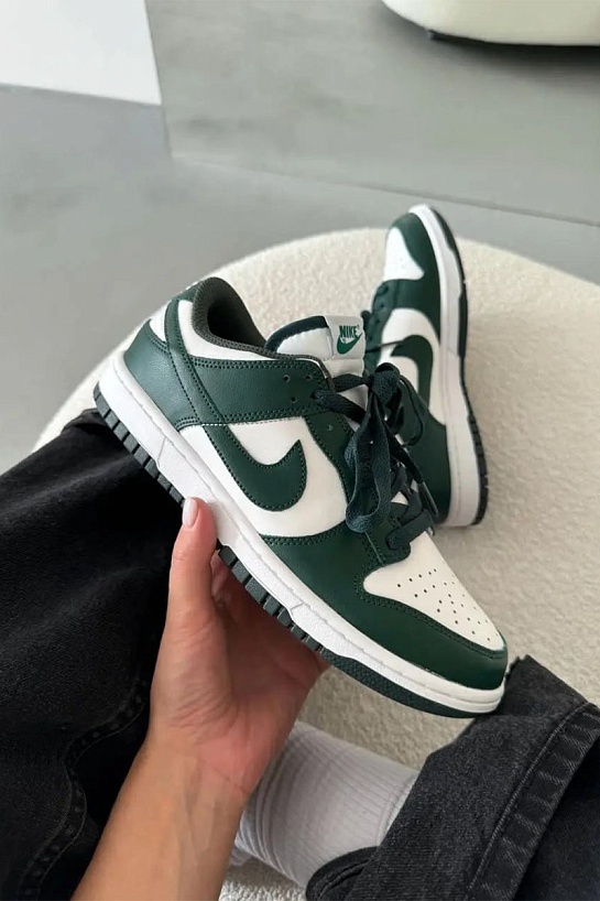 Кроссовки Nike Dunk Low - Green Michigan