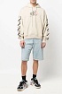 Мужское бежевое худи Off-White Graffiti Arrows Logo