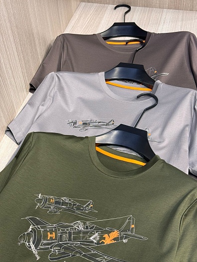 Мужская футболка Hermes Premium - Green   