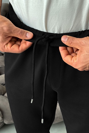 Спортивные штаны Zegna чёрного цвета   