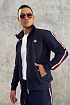 Тёмно-синий спортивный костюм Moncler logo-patch