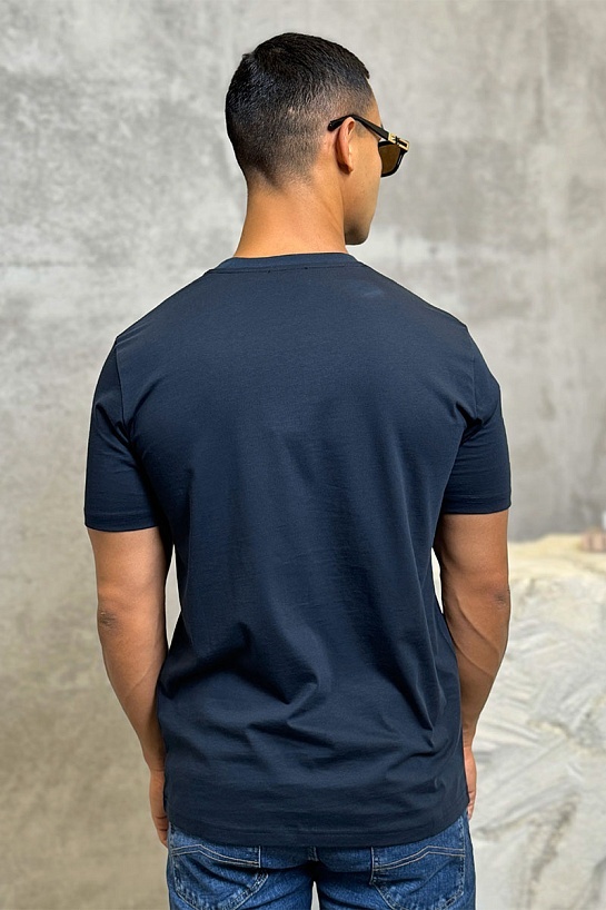 Мужская тёмно-синяя футболка Роlо Ralрh Lаurеn Match Club